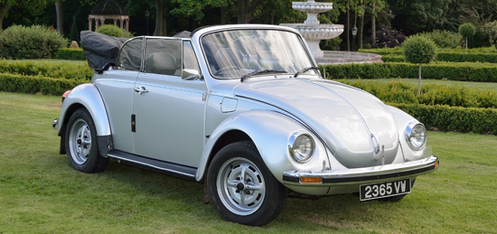 VW Beetle Convertible Silver (1977)