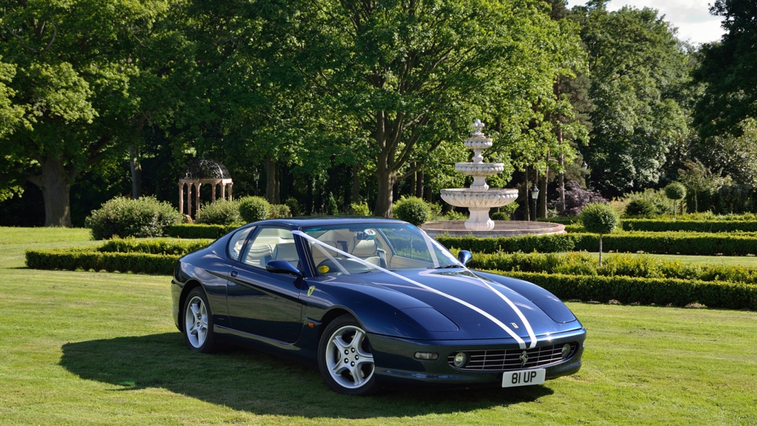 ferrari 456 tour de france blue