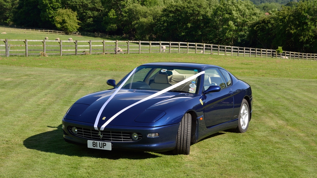 ferrari 456 tour de france blue